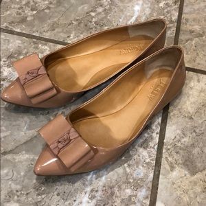 J crew bow flats size 7